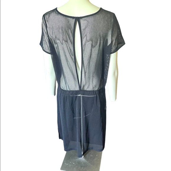 Mark Black Mesh Dress/ Beach Coverup - Size Large - Picture 2 of 8